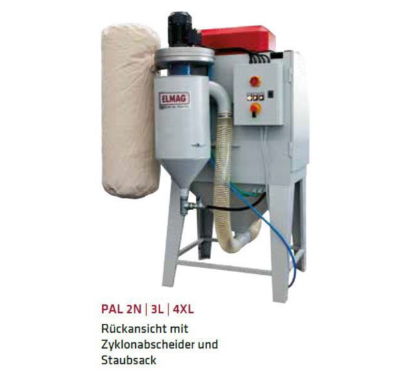 ELMAG Sandstrahlkabine PAL-2N (inkl. Absaugzyklon + Staubsack)